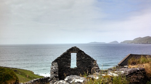 Irish Famine Cottage, Dingle Peninsula, Photograph by Chris Florio.