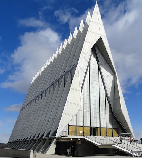 United States Air Force Academy Cadet Chapel, Colorado Springs. William J. Schultz.