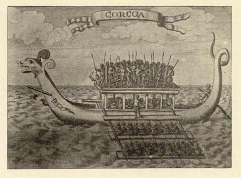View of corcoafrom Stevenss Collection of Voyages and Travels / Deutsche Digitale Bibliothek